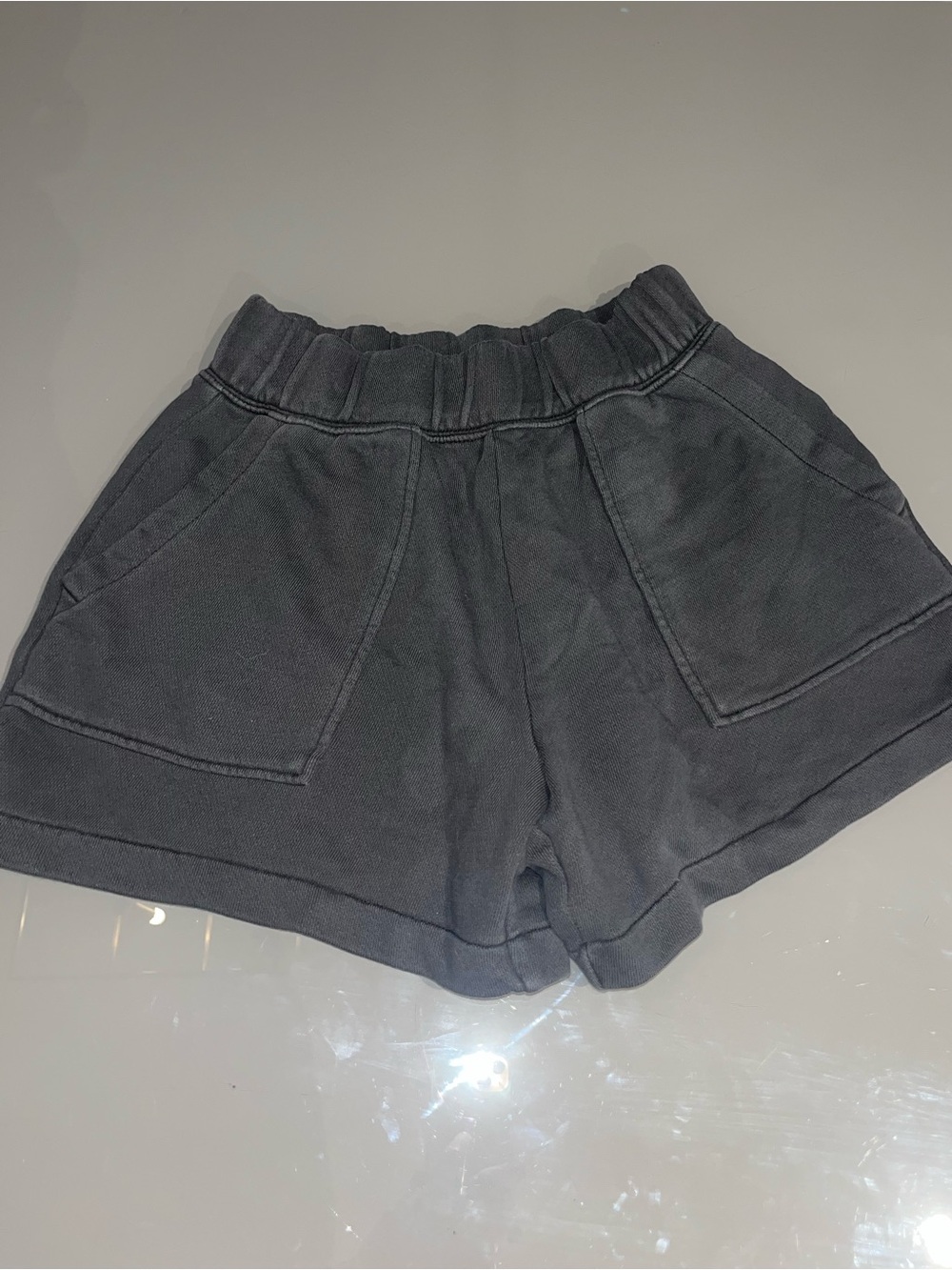 Aerie Casual Elastic-Waist Women’s Black Shorts bnwt